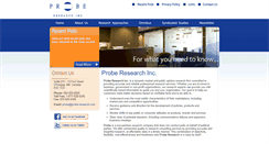 Desktop Screenshot of probe-research.com