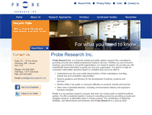 Tablet Screenshot of probe-research.com